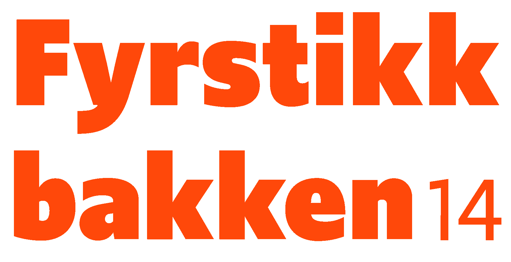 The logo for Fyrstikkbakken 14.
