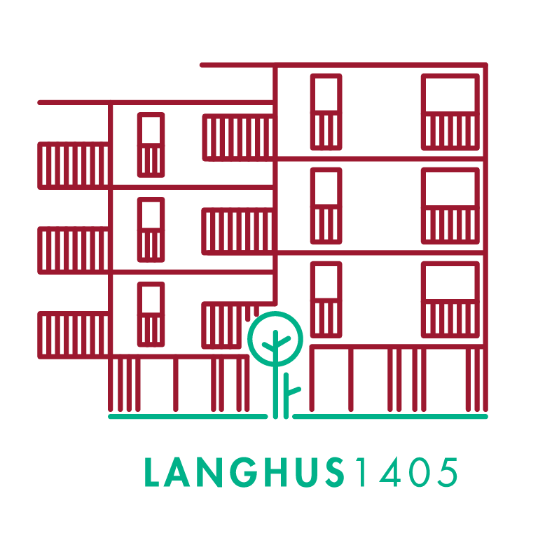 The logo for Langhus1405.