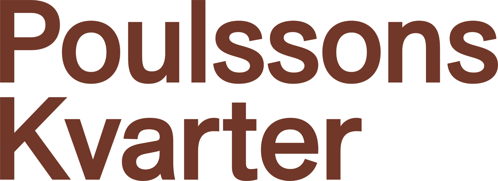 Logoen for Poulssons Kvarter.
