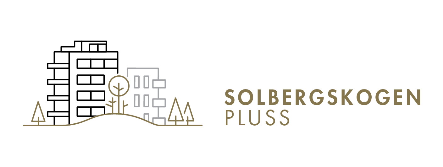 The logo of the feed named Solbergskogen Pluss.