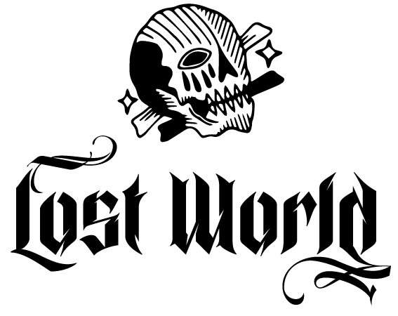 The logo for Lost World Clothing UK.