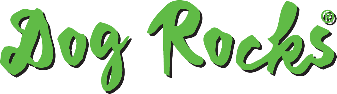 The logo for Dog Rocks USA.