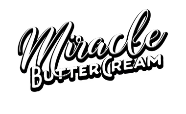 The logo for Miracle Butter Cream.
