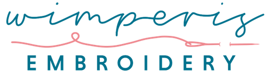 The logo for Wimperis Embroidery.