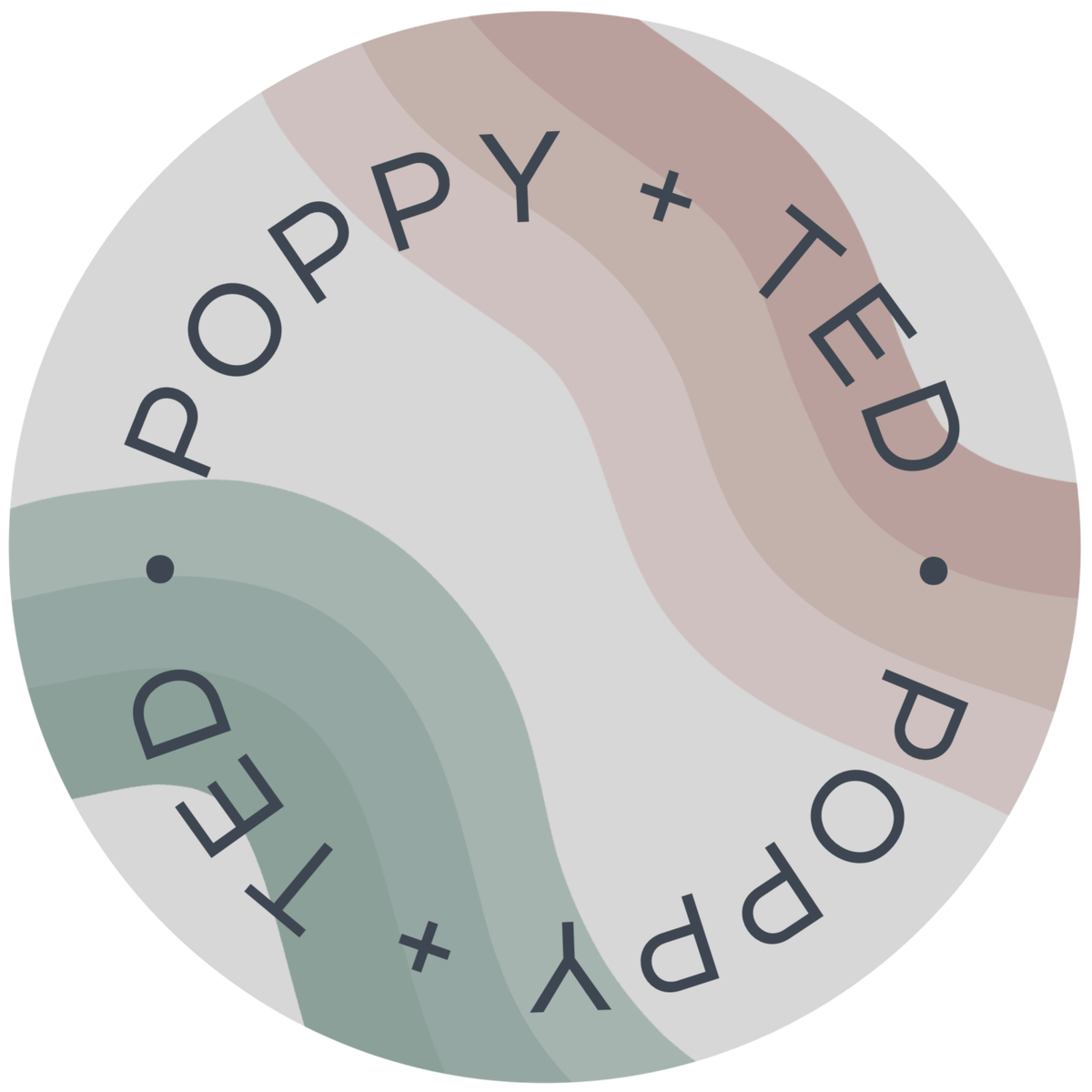 The logo for Poppy + Ted.