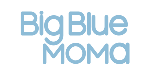 The logo for Big Blue Moma.