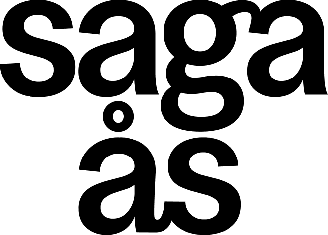Logoen for Saga Ås.