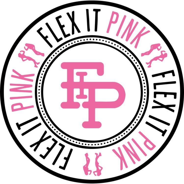 The logo for Flex it Pink.
