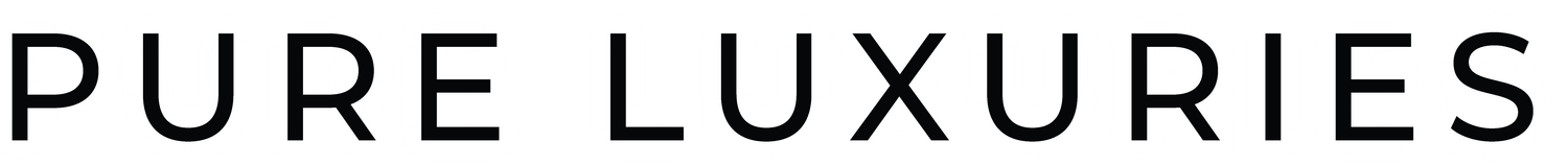 The logo for Pure Luxuries.