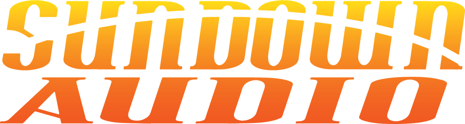 The logo for Sundown Audio.