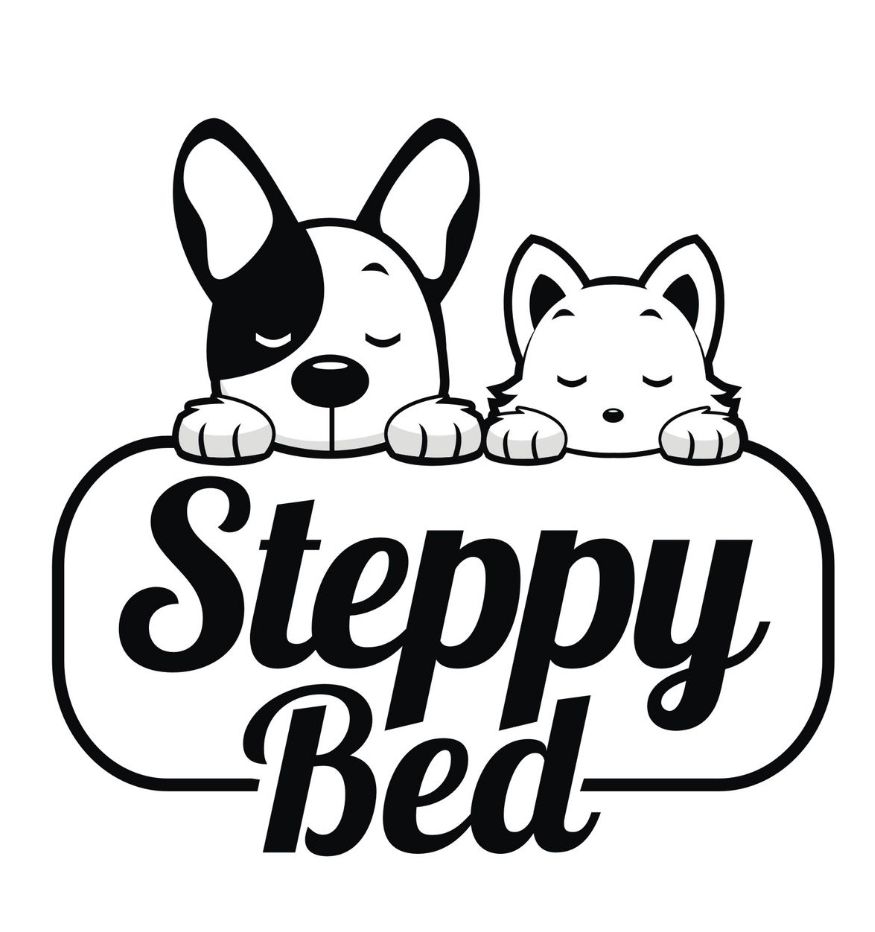 The logo for Steppy Bed.