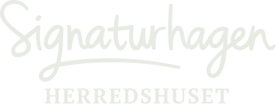 Logoen for Signaturhagen Herredshuset.