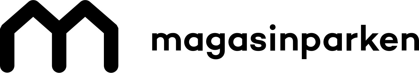Logoen for Magasinparken.