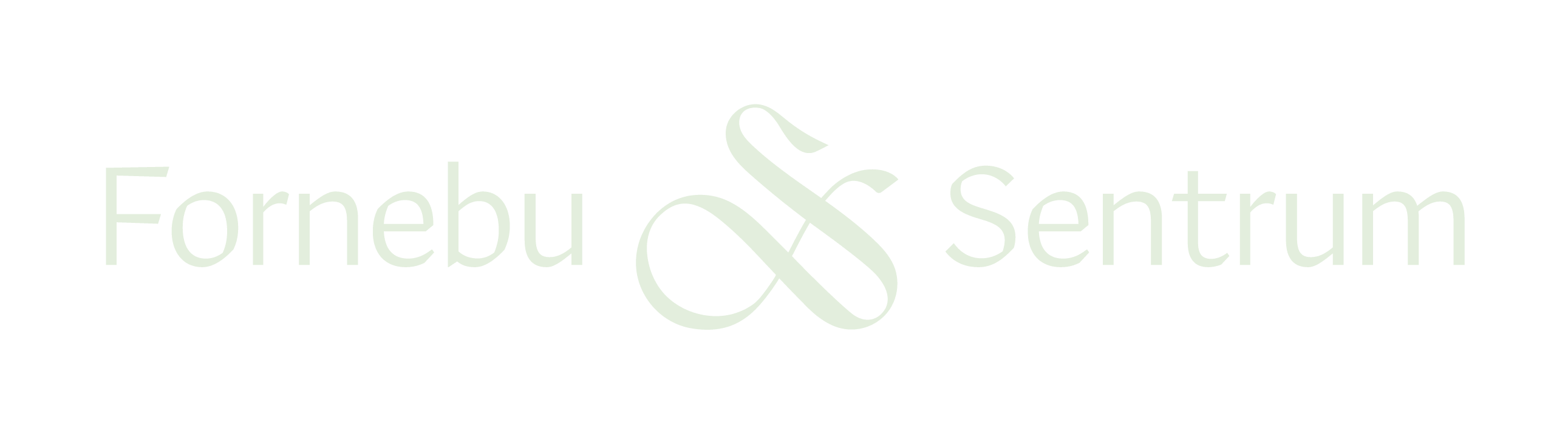 Logoen for Fornebu Sentrum.