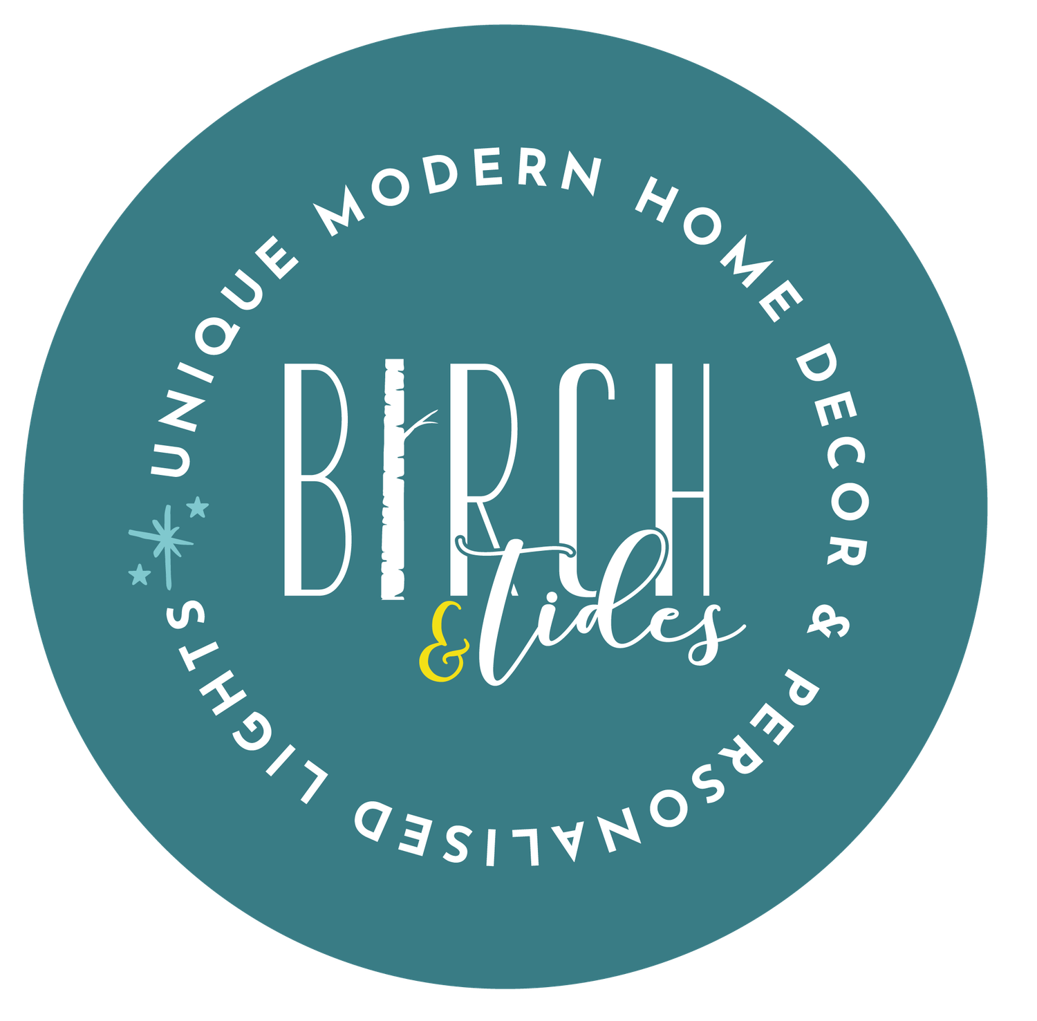 The logo for Birch and Tides.