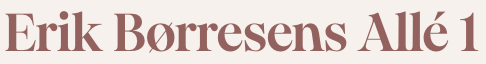 Logoen for Erik Børresens Allé 1.