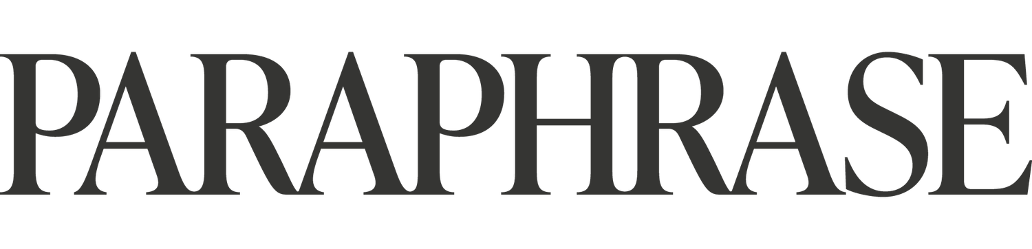 The logo for Paraphrase Perfume.