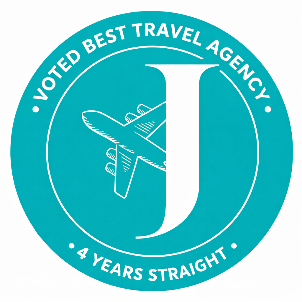 The logo for JetLife Vacations Travel Agency.