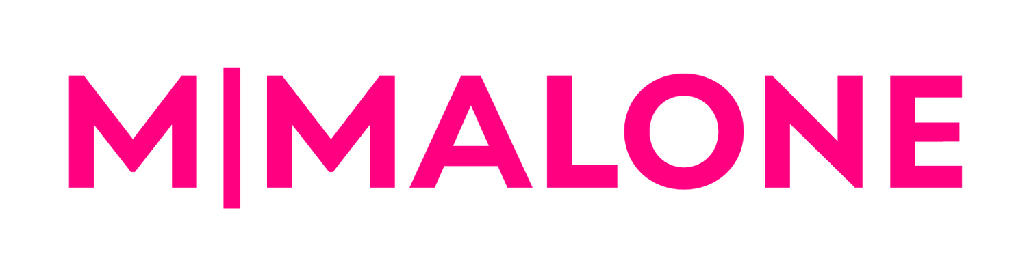 The logo for M. Malone.