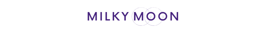 The logo for MilkyMoon.
