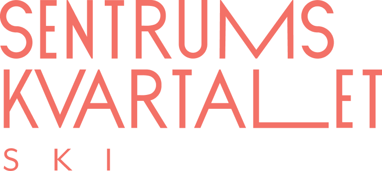 Logoen for Sentrumskvartalet i Ski.