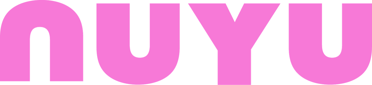 The logo for NUYU.
