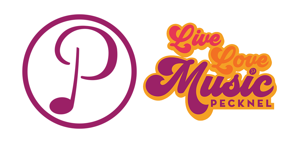 The logo for Pecknel Music.