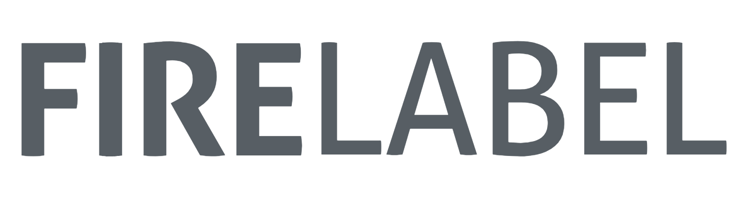 The logo for Fire Label.