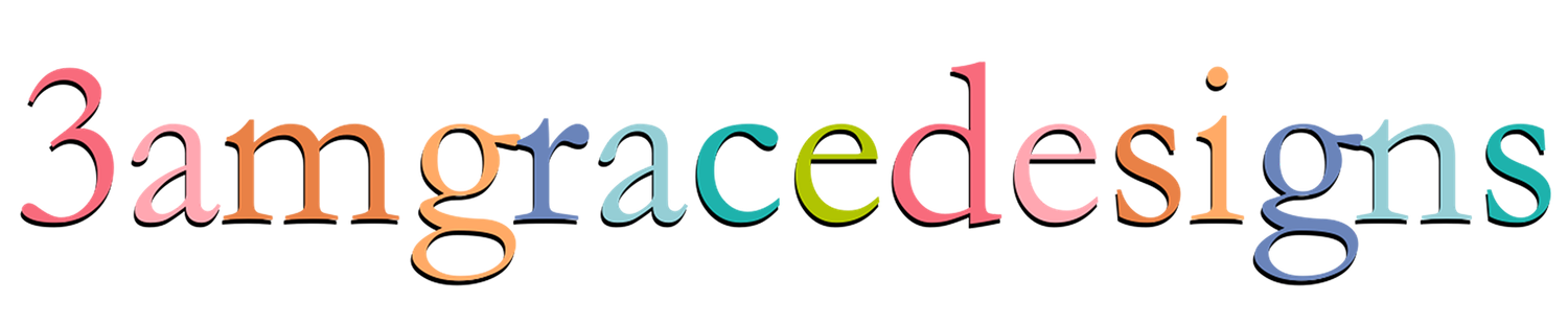 The logo for 3amgracedesigns.