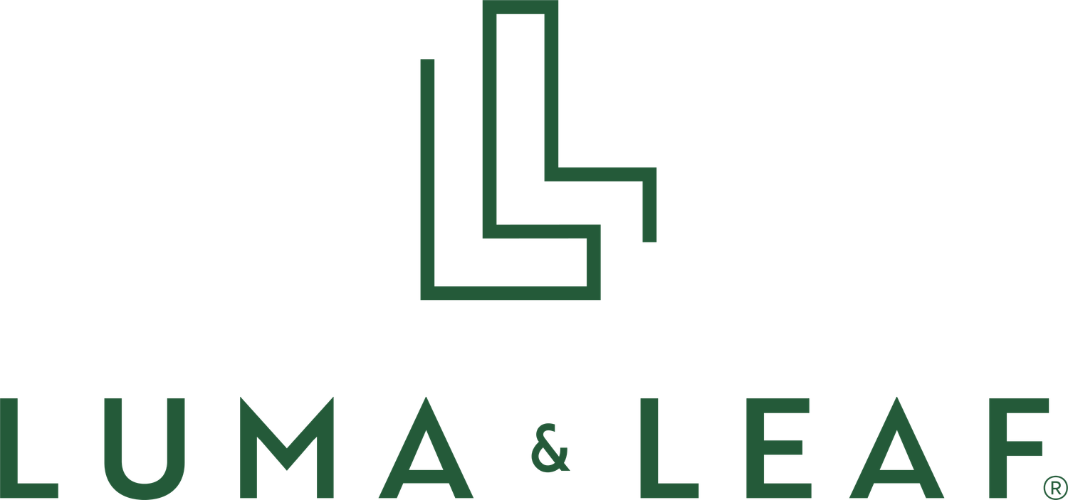 The logo for Luma & Leaf.