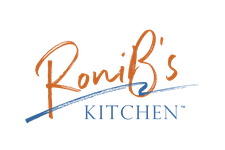 The logo for RoniB's Kitchen.