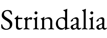 Logoen for Strindalia.