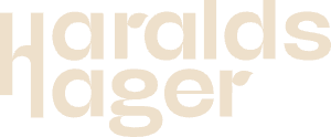 Logoen for Haralds Hager.