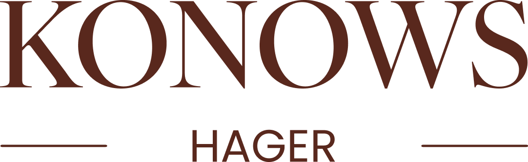 Logoen for Konows Hager.