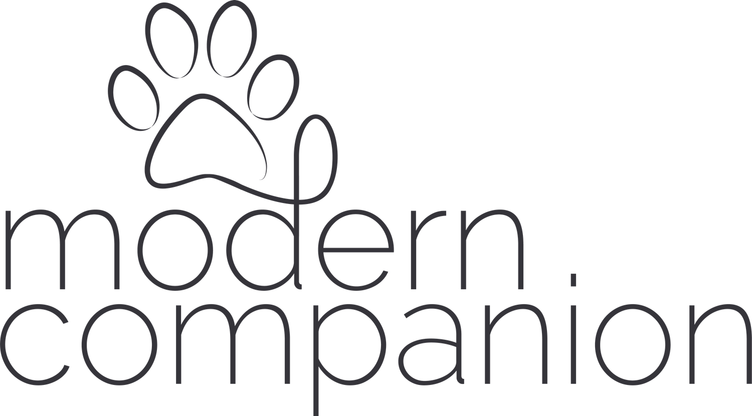 The logo for Modern Companion.