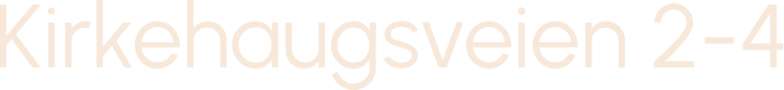 Logoen for Kirkehaugsveien 2-4.
