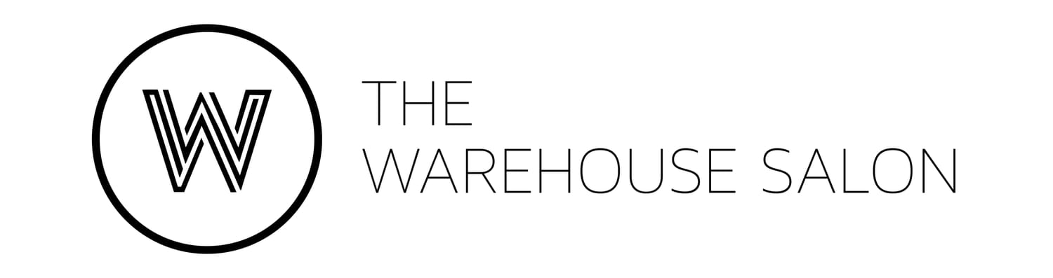 The logo for The Warehouse Salon.