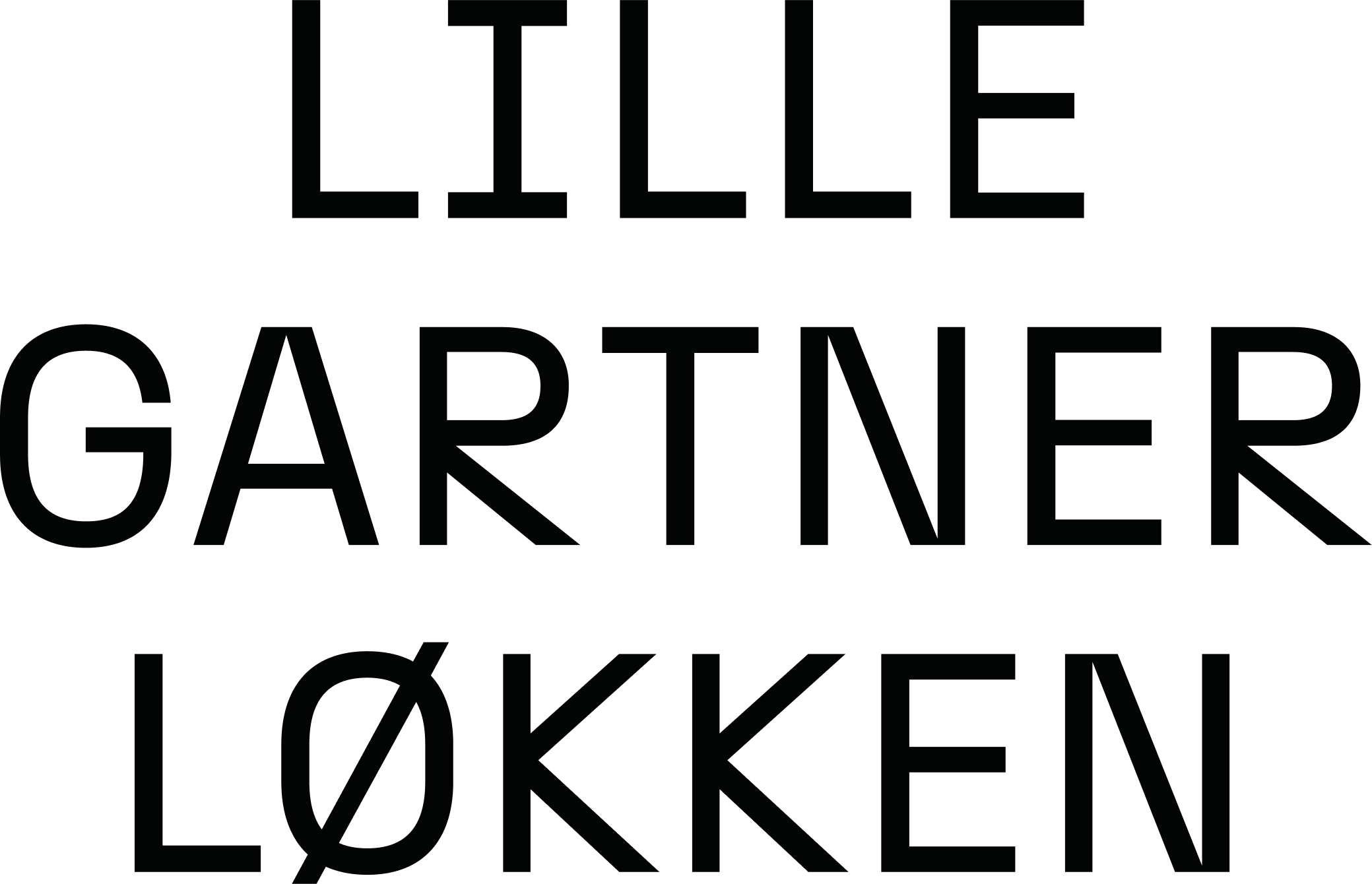 Logoen for Lille Gartnerløkken.